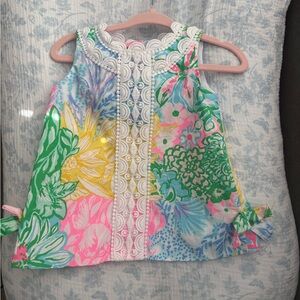 Lilly Pulitzer Multicolor Floral Kids Dress